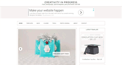 Desktop Screenshot of creativityinprogress.com
