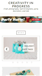 Mobile Screenshot of creativityinprogress.com