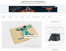 Tablet Screenshot of creativityinprogress.com